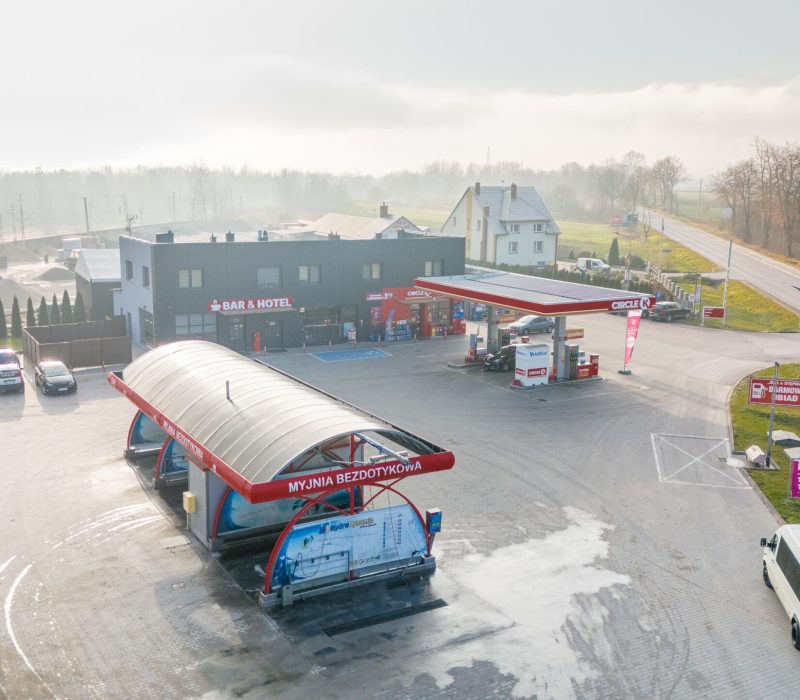 Przystanek Stępień z drona